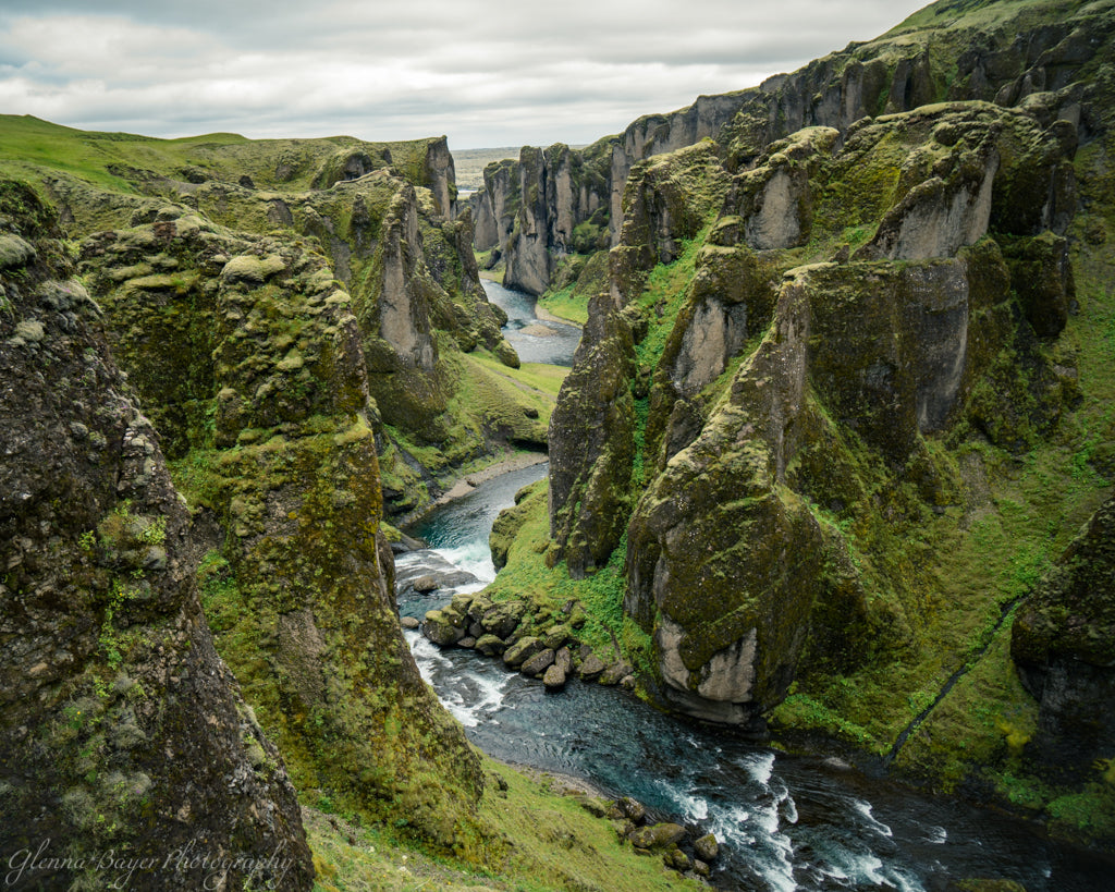 Fjadrargljufur Canyon in Iceland