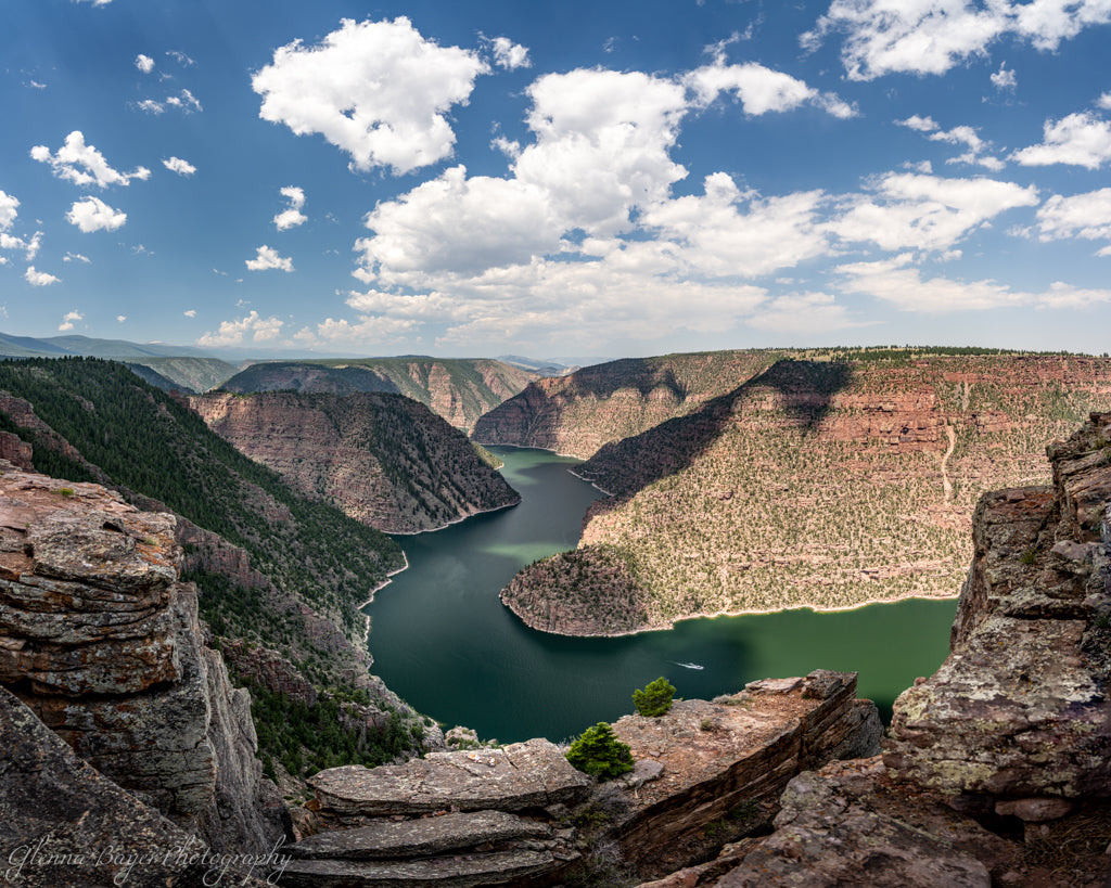 Flaming gorge in utah
