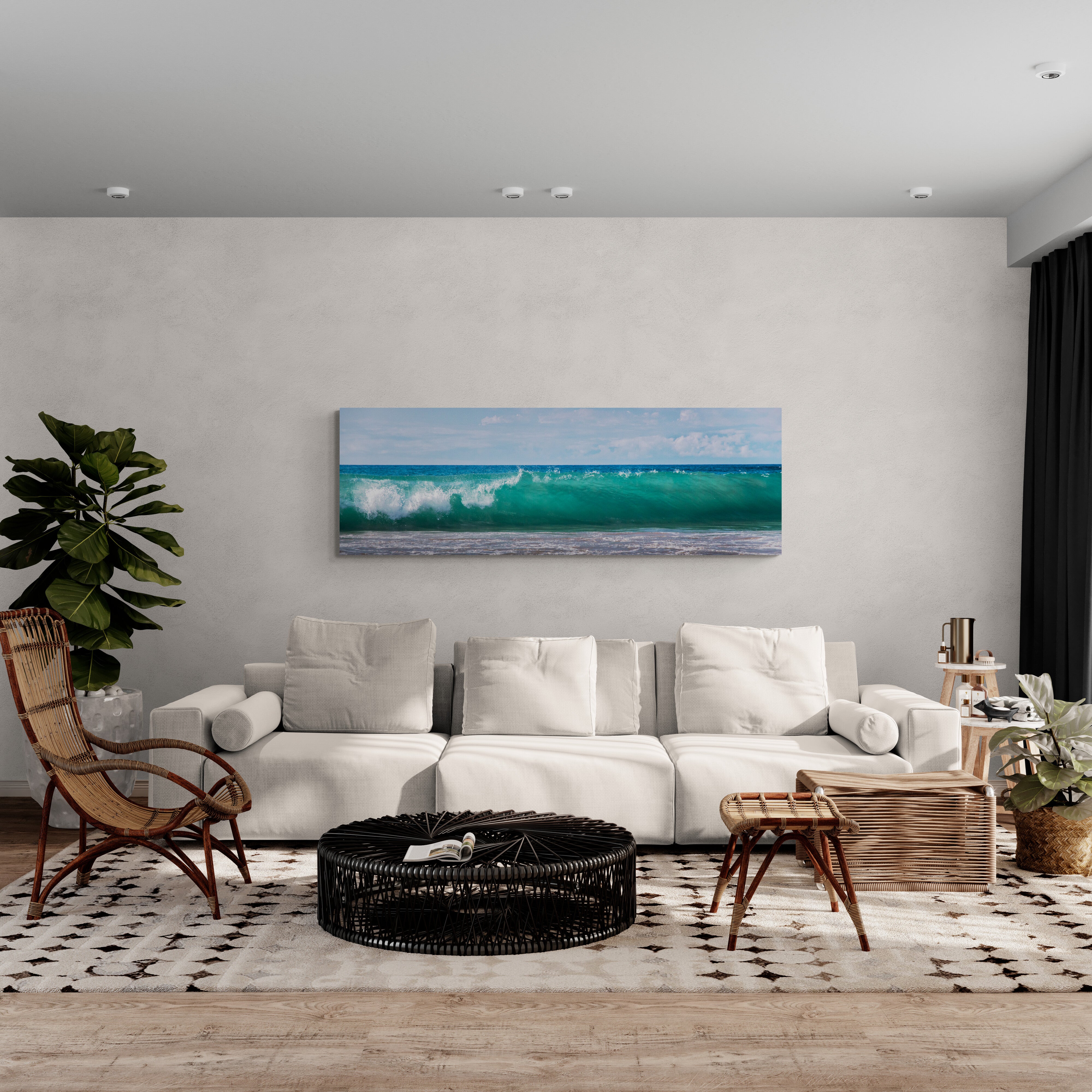 Hawaii Ocean Wave Panorama Print | Glenna Bayer Photography