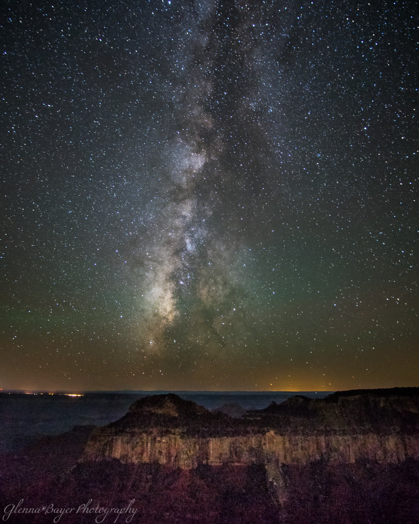 The Milky Way over the Grand Canyon