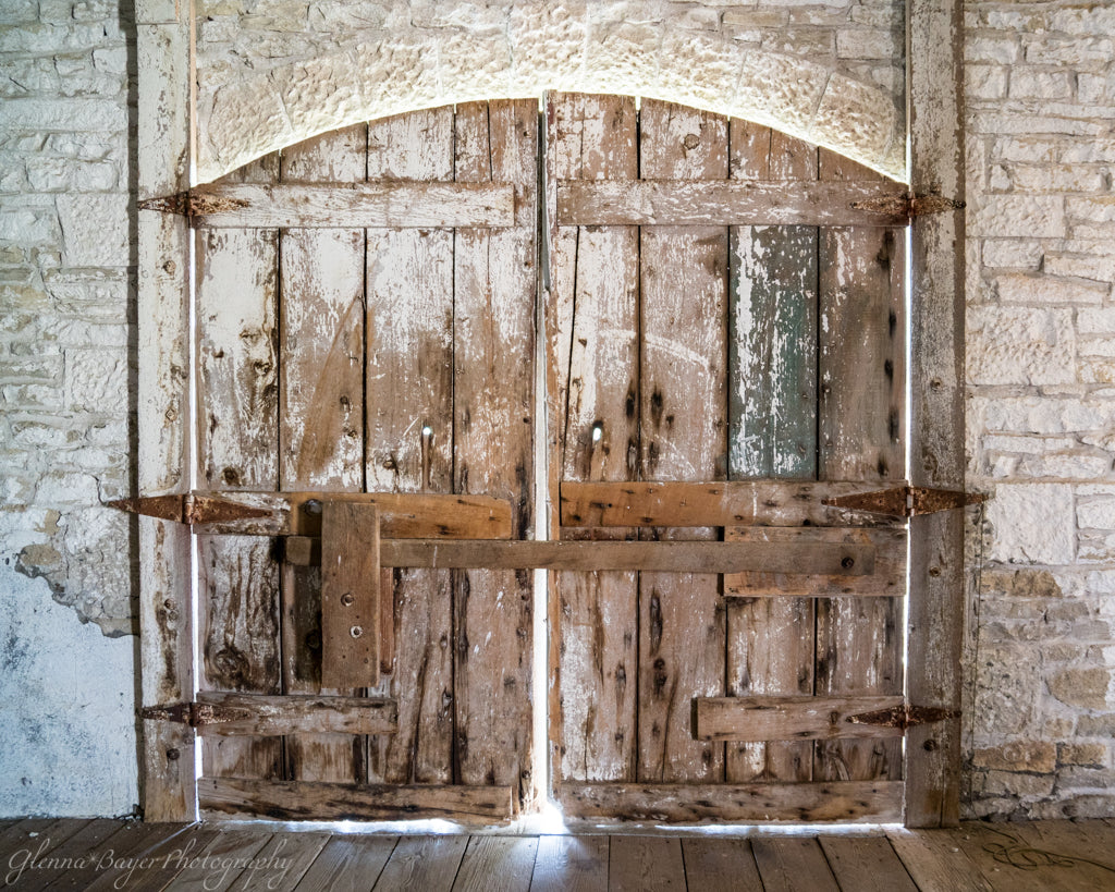 Old wooden barn in Flint Hills, Kansas