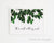 framed print of Ficus branched on top half of picture