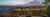 Pink and blue sunrise over the Grand Canyon panorama with scripture verse