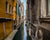 Venice Canal and Street Scene with Yellow Building